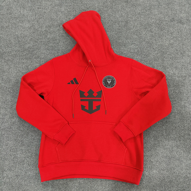 AAA Quality Inter Miami 24/25 Messi Hoodie - Red